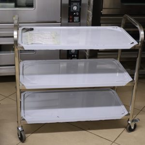 Imported stainless steel trolley from hospital and restaurants
