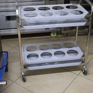 Imported stainless steel trolley (hospital and restaurants