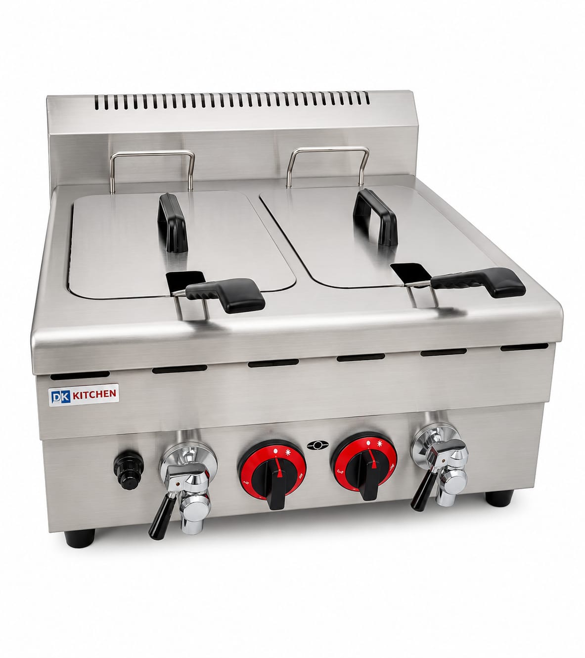 2 basket gas fryer